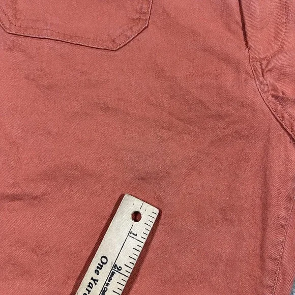 Maeve Pants Womens 27 The Colette Wide Leg Patch Pockets High Rise Cropped Linen - Picture 3 of 14